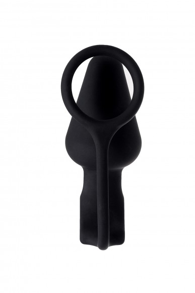 Анальная пробка с кольцом Erotist DISCOVERER, силикон, чёрный, 9 см Анальная пробка с кольцом Erotist DISCOVERER, силикон, чёрный, 9 см