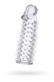 Насадка TOYFA, TPE, прозрачный, 12, 5 см