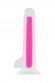 Фаллоимитатор, светящийся в темноте, Beyond by Toyfa, Tony Glow, силикон, прозрачно-розовый, 14,5 см