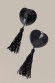 Пэстис Waname Apparel Hearts with tassels в форме сердец с кисточками, черный