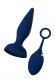 Анальная вибровтулка O'Play Unico с пультом ДУ, силикон, синий, 13,5 см