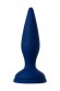 Анальная вибровтулка O'Play Unico с пультом ДУ, силикон, синий, 13,5 см