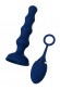 Анальная вибровтулка O'Play Wave с пультом ДУ, силикон, синий, 15,5 см