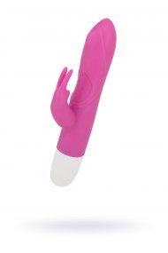 Вибратор с клиторальным стимулятором, 7 режимов вибрации, розовый