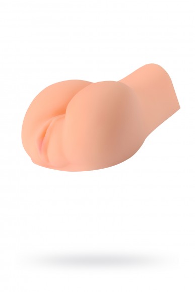 Вибромастурбатор реалистичный вагина+анус, XISE, TPR, телесный, 17 см