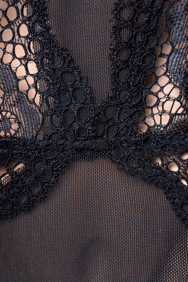 Платье со стразами Candy Girl Estelle и стринги, чёрные, XL Платье со стразами Candy Girl Estelle и стринги, чёрные, XL