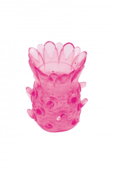 Насадка рельефная TOYFA, TPE, розовый, 5 см Насадка рельефная TOYFA, TPE, розовый, 5 см