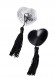 Пэстис Erolanta Lingerie Collection в форме сердец с кисточками серебристо-черные