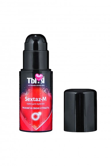 Крем возбуждающий Ты и Я "Sextaz-M" для мужчин, 20 г Крем возбуждающий Ты и Я "Sextaz-M" для мужчин, 20 г