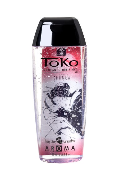 Лубрикант Shunga Toko Aroma на водной основе, со вкусом вишни 165 мл