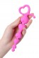 Анальная цепочка ToDo by Toyfa Sweety, силикон, розовая, 18,5 см, 3,1 см