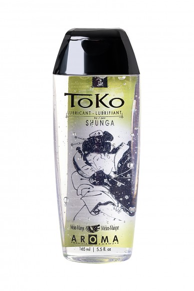 Лубрикант Shunga Toko Aroma на водной основе, со вкусом дыни и манго, 165 мл