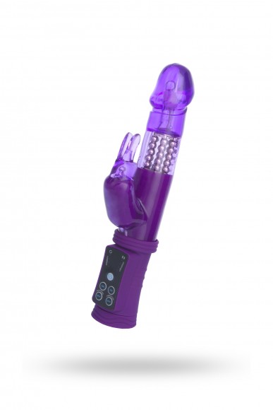 Вибратор с клиторальным стимулятором TOYFA A-Toys, TPR, Фиолетовый, 22 см