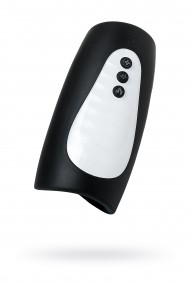 Вибромастурбатор нереалистичный  Aircraft Cup D-PENG, силикон, черный, 16 см