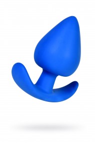 Анальная пробка A-Toys by TOYFA, силикон, синяя, 8,3 см,  4,1 см