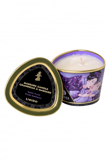 Массажное аромамасло Shunga Libido с ароматом экзотических фруктов, 170 мл