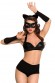 Костюм SoftLine Collection Catwoman (бюстгальтер,шортики,головной убор,маска и перчатки), M