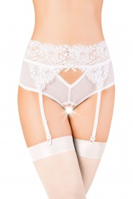 Эротические трусики-пояс Erolanta Lingerie Collection с высокой посадкой, белые (42-44) Эротические трусики-пояс Erolanta Lingerie Collection с высокой посадкой, белые (42-44)