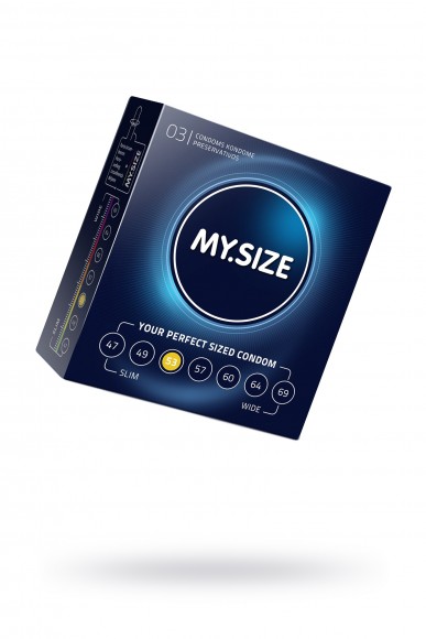 Презервативы  "MY.SIZE" №3 размер 53 (ширина 53 mm)