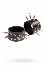 Напульсники Sitabella чёрные, кожа