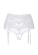 Эротические трусики-пояс Erolanta Lingerie Collection с высокой посадкой, белые (50-52)