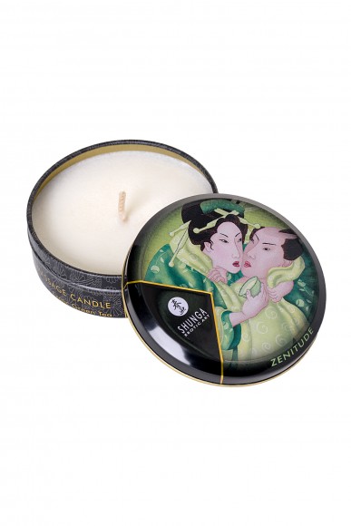 Массажное аромамасло Shunga Zenitude с ароматом зелёного чая, 30 мл