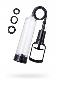 Помпа для пениса TOYFA A-Toys, PVC, Чёрный, 23,5 см