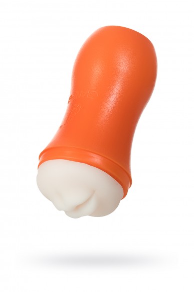 Мастурбатор TOYFA A-Toys, рот, оранжевый/телесный, 14 см