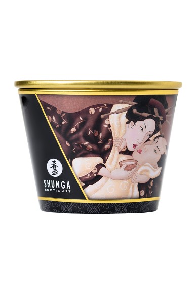 Массажное аромамасло Shunga Excitation с ароматом шоколада, 170 мл