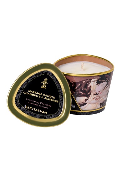 Массажное аромамасло Shunga Excitation с ароматом шоколада, 170 мл