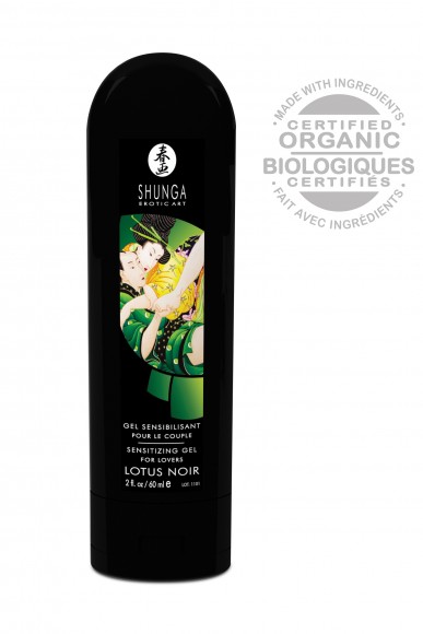 Возбуждающий гель для влюбленных Shunga Lotus Noir, уникальная формула с L-аргинином, 60 мл Возбуждающий гель для влюбленных Shunga Lotus Noir, уникальная формула с L-аргинином, 60 мл