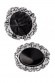 Пэстис Erolanta Lingerie Collection круглые с кружевом черные