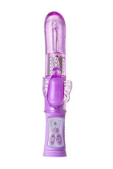 Вибратор с клиторальным стимулятором TOYFA A-Toys High-Tech fantasy, TPE, Фиолетовый, 22,4 см Вибратор с клиторальным стимулятором TOYFA A-Toys High-Tech fantasy, TPE, Фиолетовый, 22,4 см