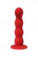 Анальный фаллоимитатор ToDo by Toyfa Favorite, силикон, красный, 13 см,  2,8 см