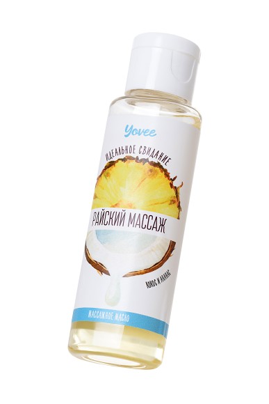 Масло для массажа Yovee by Toyfa «Райский массаж», с ароматом кокоса и ананаса, 50 мл Масло для массажа Yovee by Toyfa «Райский массаж», с ароматом кокоса и ананаса, 50 мл
