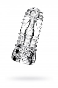 Мастурбатор нереалистичный Lingam by TOYFA  Savitri, TPE, Прозрачный, 14 см