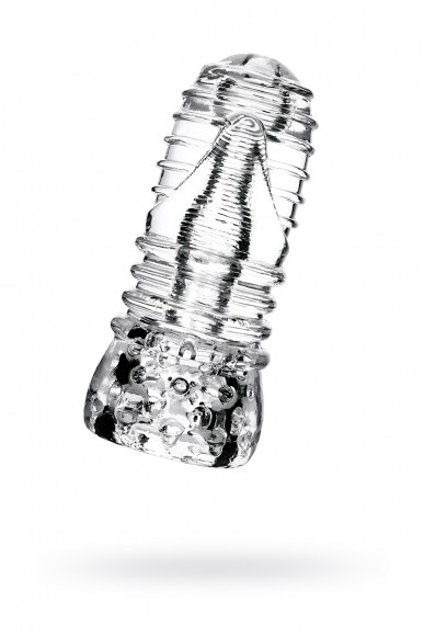 Мастурбатор нереалистичный Lingam by TOYFA  Savitri, TPE, Прозрачный, 14 см