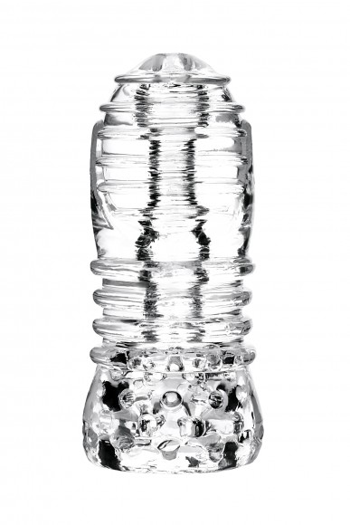 Мастурбатор нереалистичный Lingam by TOYFA  Savitri, TPE, Прозрачный, 14 см