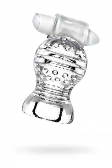 Мастурбатор нереалистичный Lingam by TOYFA  Shakti, TPE, Прозрачный, 9 см