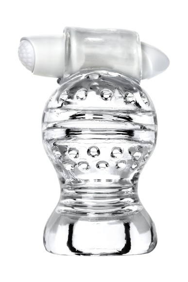 Мастурбатор нереалистичный Lingam by TOYFA  Shakti, TPE, Прозрачный, 9 см