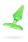Анальная втулка TOYFA, ABS пластик, зеленая, 6,5 см, 2,5 см