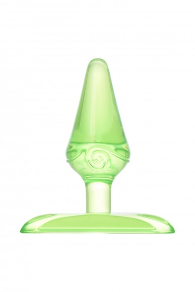 Анальная втулка TOYFA, ABS пластик, зеленая, 6,5 см, 2,5 см