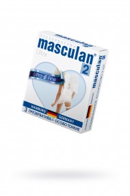 Презервативы Masculan Ultra 2, 3 шт. Особо тонкие (Ultra Fine)