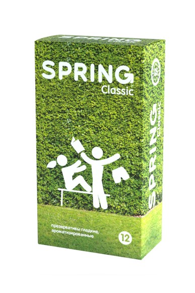Презервативы Spring Classic, классические, латекс, 17,5 см, 12 шт Презервативы Spring Classic, классические, латекс, 17,5 см, 12 шт